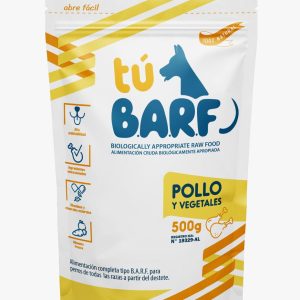 B.A.R.F POLLO VERDURAS 500 GRAMOS